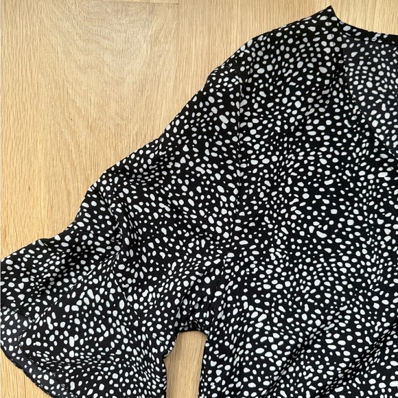 Stylish Black and White Speckled  Dress Size XL - Picture 3 of 3